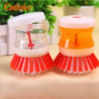 Soap Dispenser Palm Brush, Kitchen Brush For Cleaning Dishes And Sinks