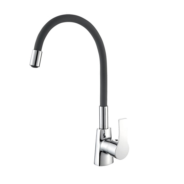 New Product Single Lever Hold Water Ridge Stainless Steel Kitchen Faucet