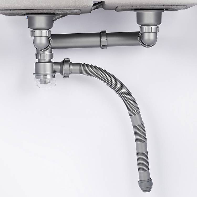 Stainless Steel 201/304 Waste Kitchen Sink Drainer With Hose Pipes