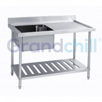 Hotel Kitchen Used Commercial Outdoor Stainless Steel Sink With Drain Board