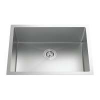 Square Single Kitchen Bowl handmade steel sink