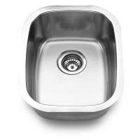 Yingao custom size Undermount brushed stainless steel sinks single bowl