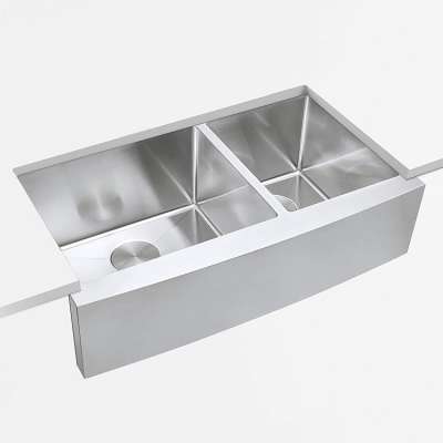 Modern accessories undermount large 304 double bowl basin sinks stainless steel kitchen sink of kitchen