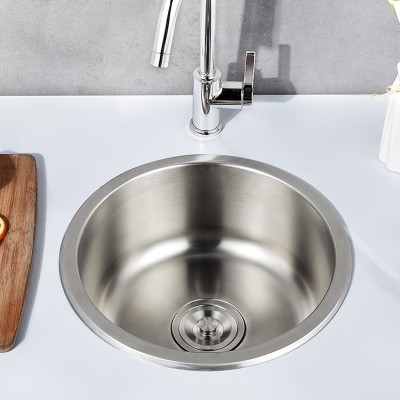 Round shape colorful farm house tap wash hand basins countertop kitchen undermount small size sink