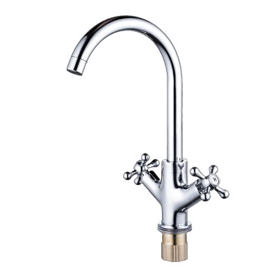 Single handle brass basin tap sink mixer hot and cold water faucet