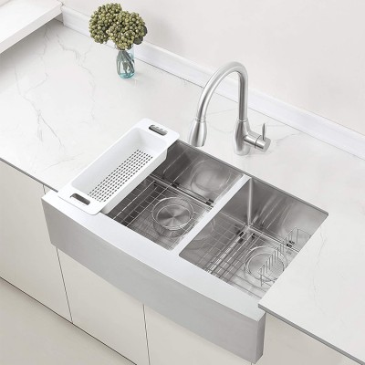 luxury modern side deep restaurant stainless steel commercial american kitchen hand made sink