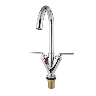 New product single handle brass tap,basin faucet deck mounted