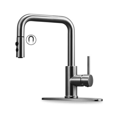 Washroom waterfall mixer modern bathroom sink faucet water tap