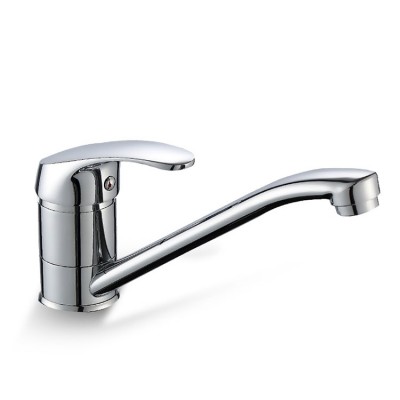 Single lever brass material 599g hot cold function kitchen faucet